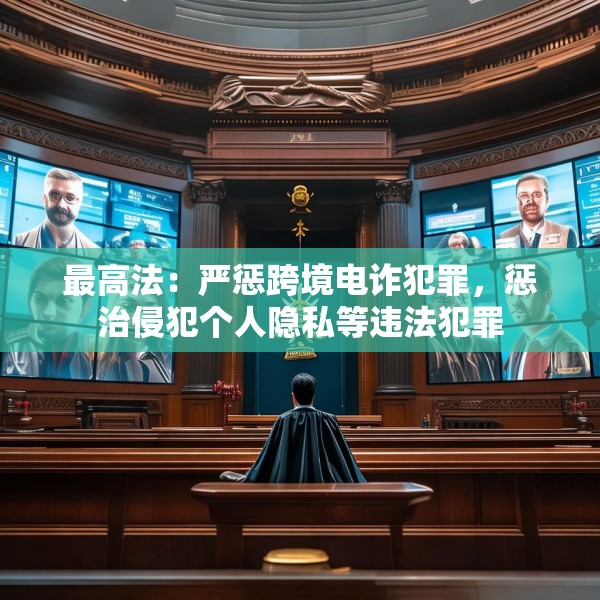 最高法：严惩跨境电诈犯罪，惩治侵犯个人隐私等违法犯罪