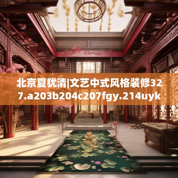 北京夏犹清|文艺中式风格装修327.a203b204c207fgy.214uyk