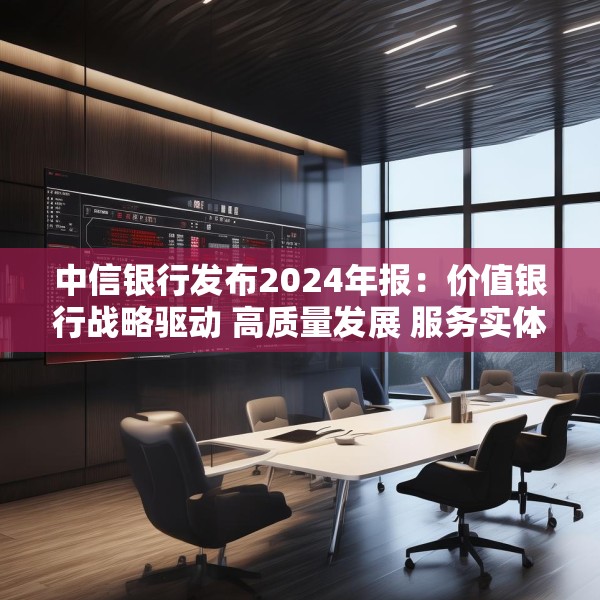 中信银行发布2024年报：价值银行战略驱动 高质量发展 服务实体经济有力有效