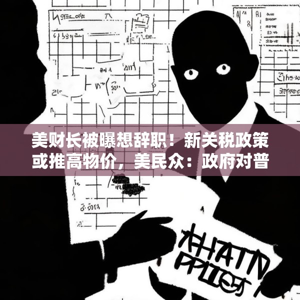 美财长被曝想辞职！新关税政策或推高物价，美民众：政府对普通人视而不见！法总理：美国将首先成为受害者