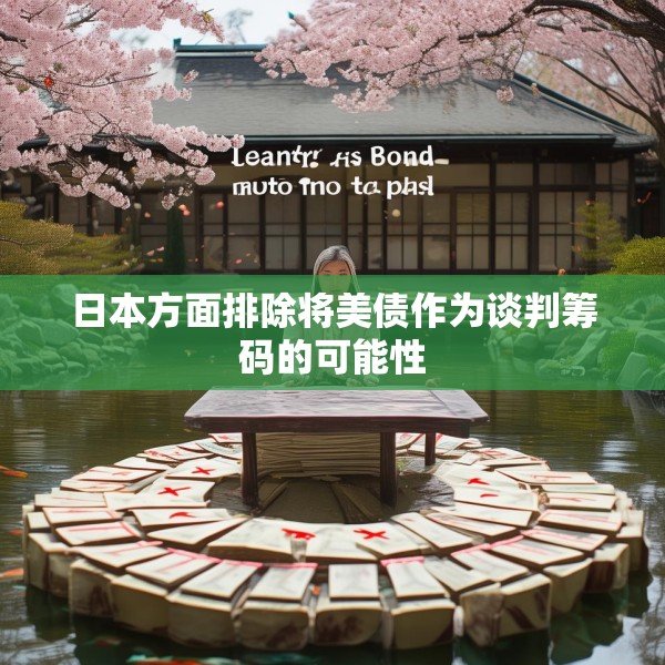 日本方面排除将美债作为谈判筹码的可能性