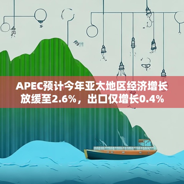 APEC预计今年亚太地区经济增长放缓至2.6%，出口仅增长0.4%