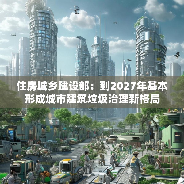 住房城乡建设部：到2027年基本形成城市建筑垃圾治理新格局