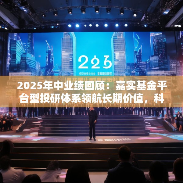 2025年中业绩回顾：嘉实基金平台型投研体系领航长期价值，科技与新质产业多维领跑