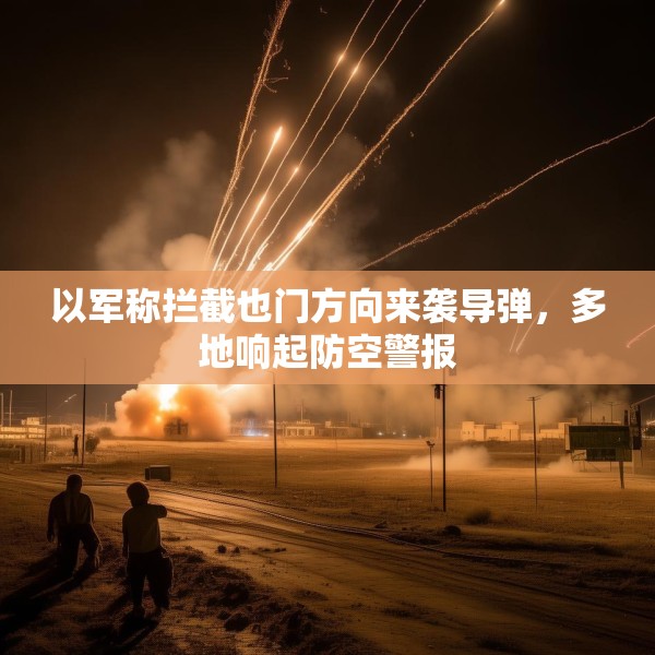 以军称拦截也门方向来袭导弹，多地响起防空警报
